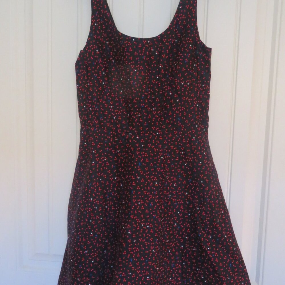 GAP Sleeveless Lined Dress Star Print Size S (K474)